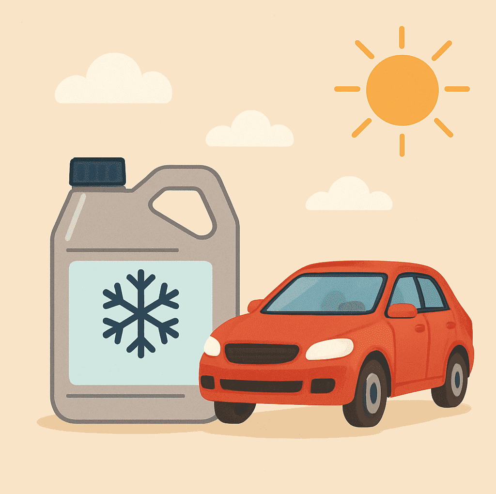 ضد یخ در تابستان - نقش ضد یخ در گرما جهت جوش نیاوردن موتور - یدک خودرو